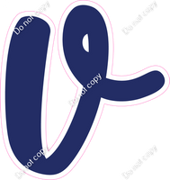 CU 23.5" Individuals - Flat Navy Blue v