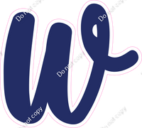 CU 23.5" Individuals - Flat Navy Blue w