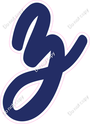 CU 23.5" Individuals - Flat Navy Blue z