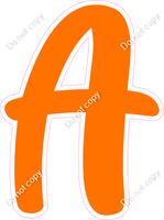 CU 23.5" Individuals - Flat Orange A