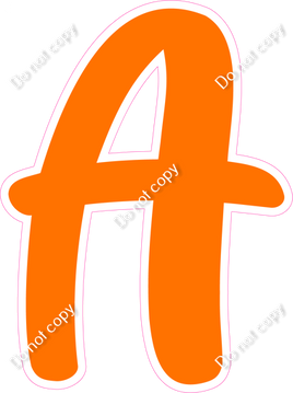 CU 23.5" Individuals - Flat Orange A