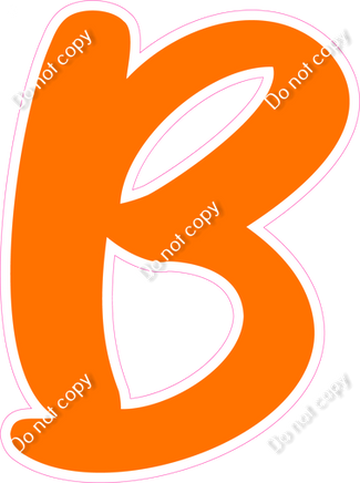 CU 23.5" Individuals - Flat Orange B