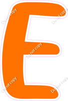 CU 23.5" Individuals - Flat Orange E