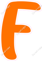 CU 23.5" Individuals - Flat Orange F