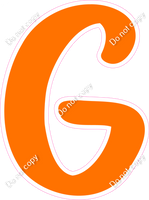 CU 23.5" Individuals - Flat Orange G