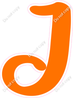 CU 23.5" Individuals - Flat Orange J