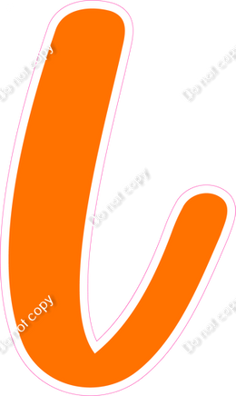 CU 23.5" Individuals - Flat Orange L