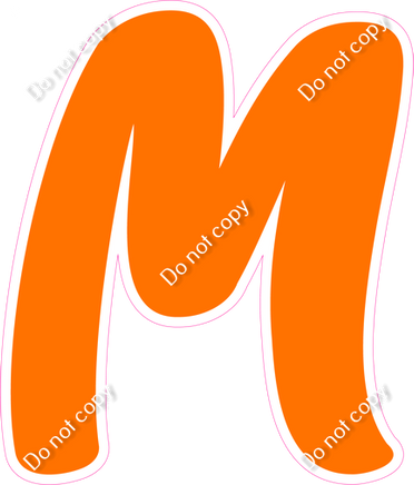 CU 23.5" Individuals - Flat Orange M