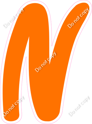 CU 23.5" Individuals - Flat Orange N