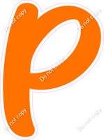 CU 23.5" Individuals - Flat Orange P