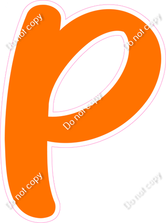 CU 23.5" Individuals - Flat Orange P