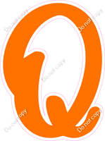 CU 23.5" Individuals - Flat Orange Q