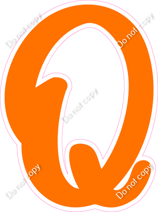 CU 23.5" Individuals - Flat Orange Q