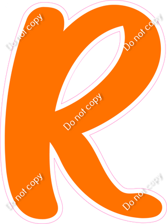 CU 23.5" Individuals - Flat Orange R