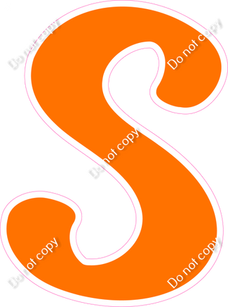 CU 23.5" Individuals - Flat Orange S