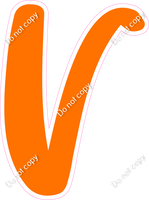 CU 23.5" Individuals - Flat Orange V