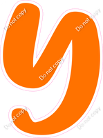 CU 23.5" Individuals - Flat Orange Y