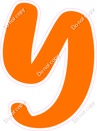 CU 23.5" Individuals - Flat Orange Y