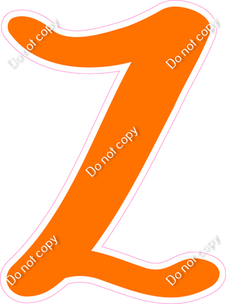 CU 23.5" Individuals - Flat Orange Z