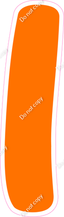 CU 23.5" Individuals - Flat Orange 1