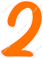 CU 23.5" Individuals - Flat Orange 2