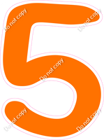 CU 23.5" Individuals - Flat Orange 5