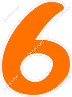 CU 23.5" Individuals - Flat Orange 6