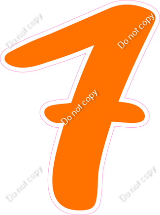 CU 23.5" Individuals - Flat Orange 7