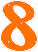 CU 23.5" Individuals - Flat Orange 8