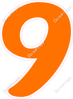 CU 23.5" Individuals - Flat Orange 9