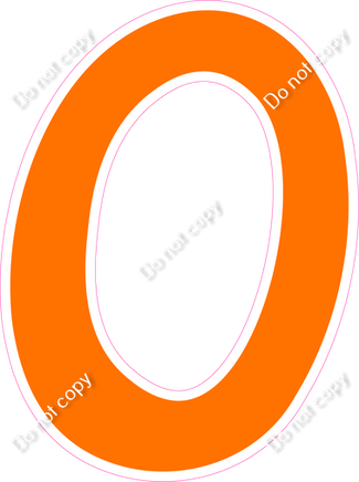 CU 23.5" Individuals - Flat Orange