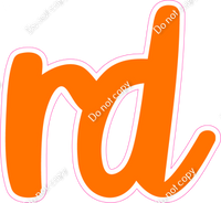 CU 23.5" Individuals - Flat Orange RD