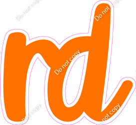 CU 23.5" Individuals - Flat Orange RD