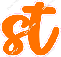 CU 23.5" Individuals - Flat Orange ST