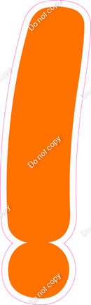 CU 23.5" Individuals - Flat Orange !