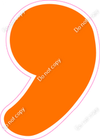 CU 23.5" Individuals - Flat Orange Apostrophe