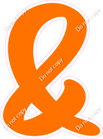 CU 23.5" Individuals - Flat Orange &