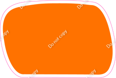 CU 23.5" Individuals - Flat Orange Dash