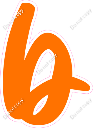 CU 23.5" Individuals - Flat Orange b