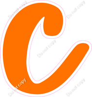 CU 23.5" Individuals - Flat Orange c