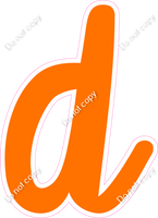 CU 23.5" Individuals - Flat Orange d