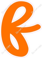 CU 23.5" Individuals - Flat Orange f