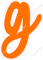 CU 23.5" Individuals - Flat Orange g