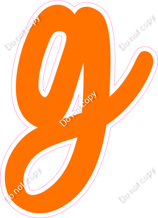 CU 23.5" Individuals - Flat Orange g