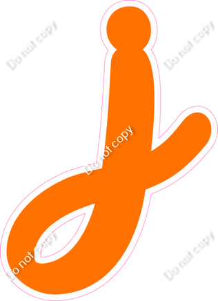 CU 23.5" Individuals - Flat Orange j