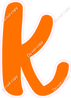 CU 23.5" Individuals - Flat Orange k