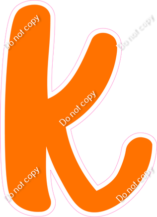 CU 23.5" Individuals - Flat Orange k