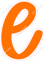 CU 23.5" Individuals - Flat Orange l