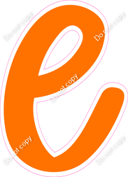 CU 23.5" Individuals - Flat Orange l