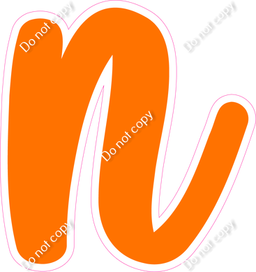 CU 23.5" Individuals - Flat Orange n